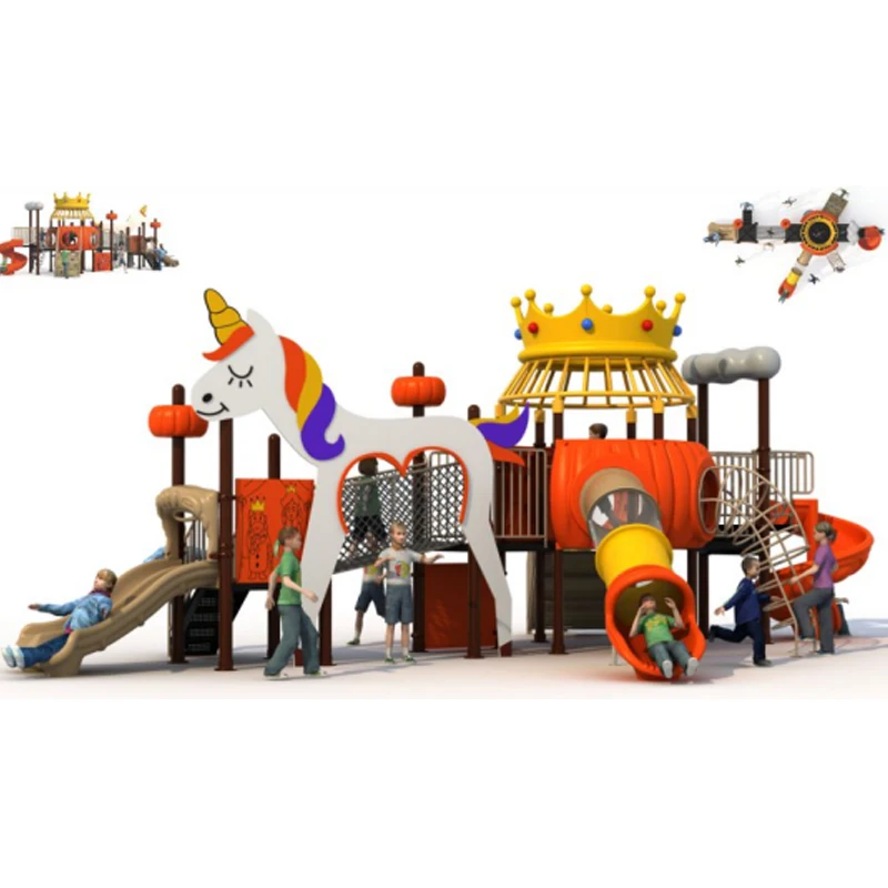 Plastic LLDPE Material Slide Set Kids Cheap Outdoor Water Playground For Age 3-12 Years