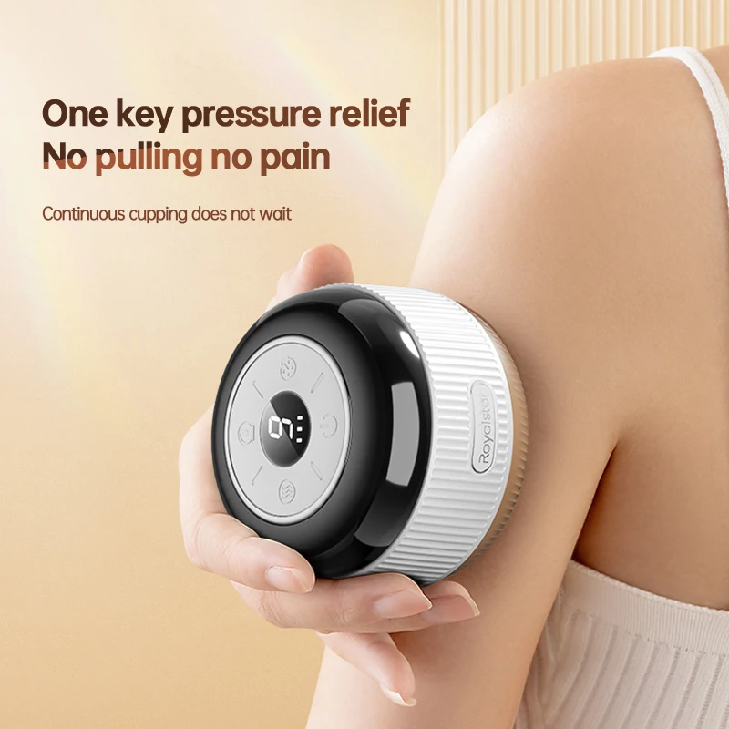 Red Light Heating Guasha Scraping Suction Vacuum Electric Cupping Anti-cellulite Massager Cupping Therapy