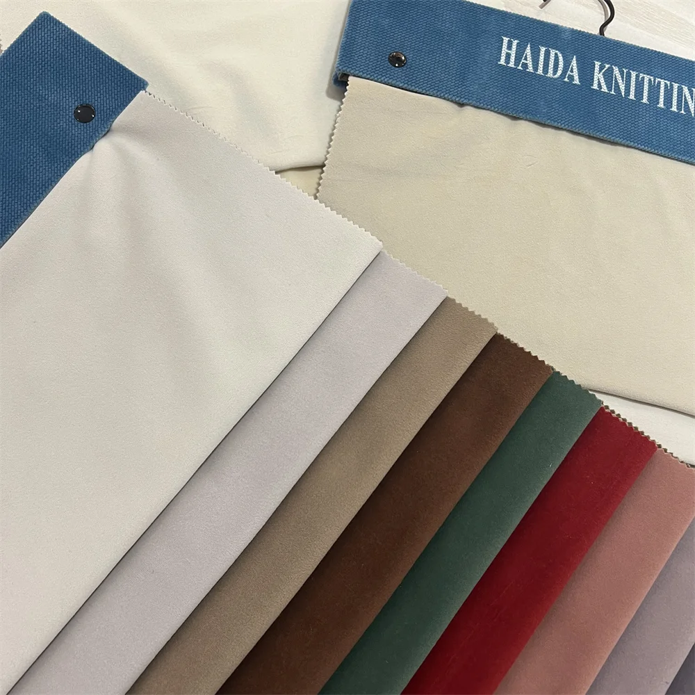 Hometextile 100% полиэстер поли плюшевый велюр Роскошная Моша бархатная ткань диван мебель супер мягкая трикотажная Обивка