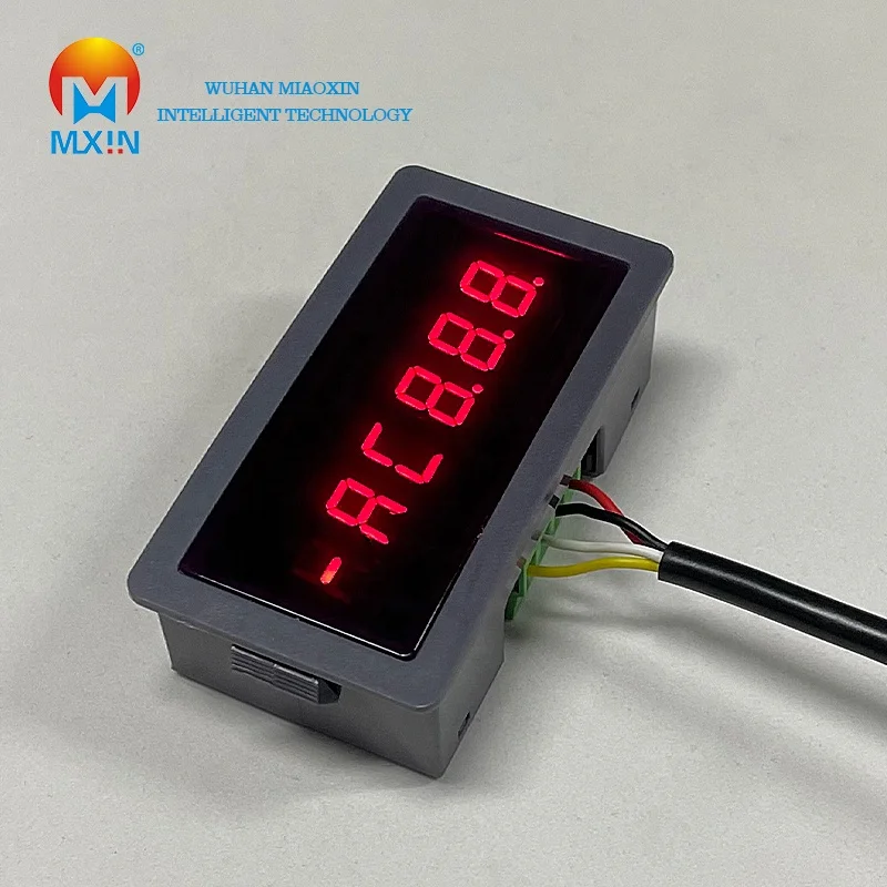Industrial 3/4/5/6 bit Red waterproof RS485 serial port meter led digital tube display MODBUS-RTU