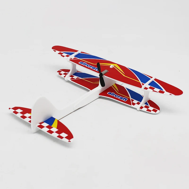 Hot Sale Flying Electric Throwing Aircraft Toy Light Plane Airplane with High Quality