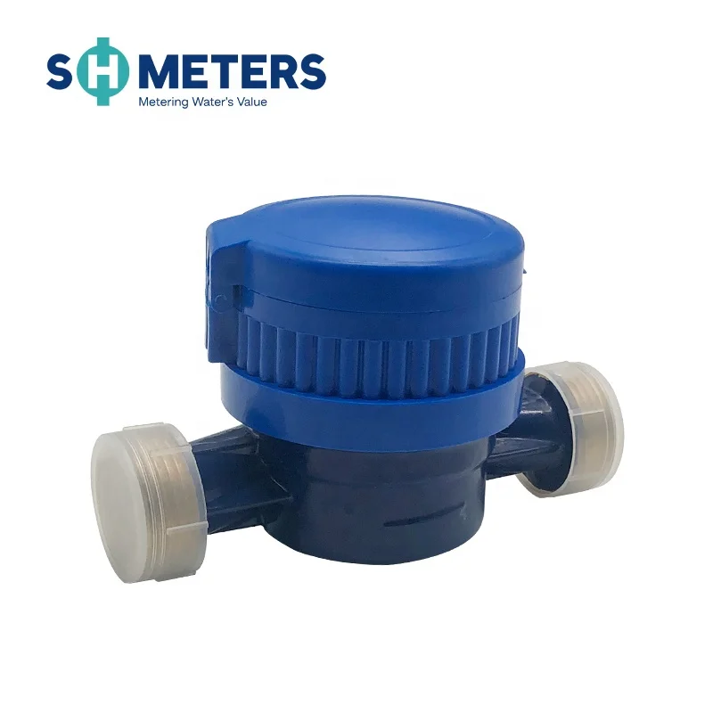 ISO4064 Class B R80 1/2 inch size domestic single jet water meter
