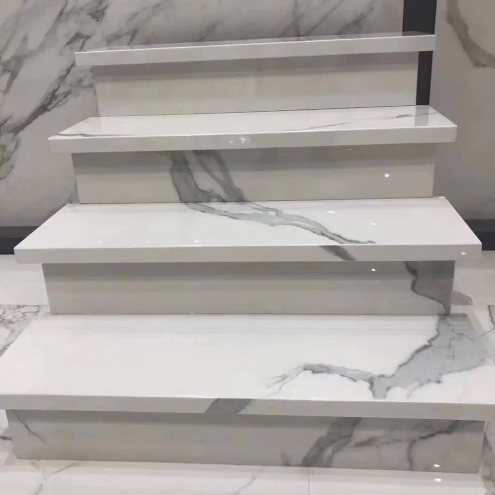  BTQA002white calacatta искусственный мраморный кварцевый