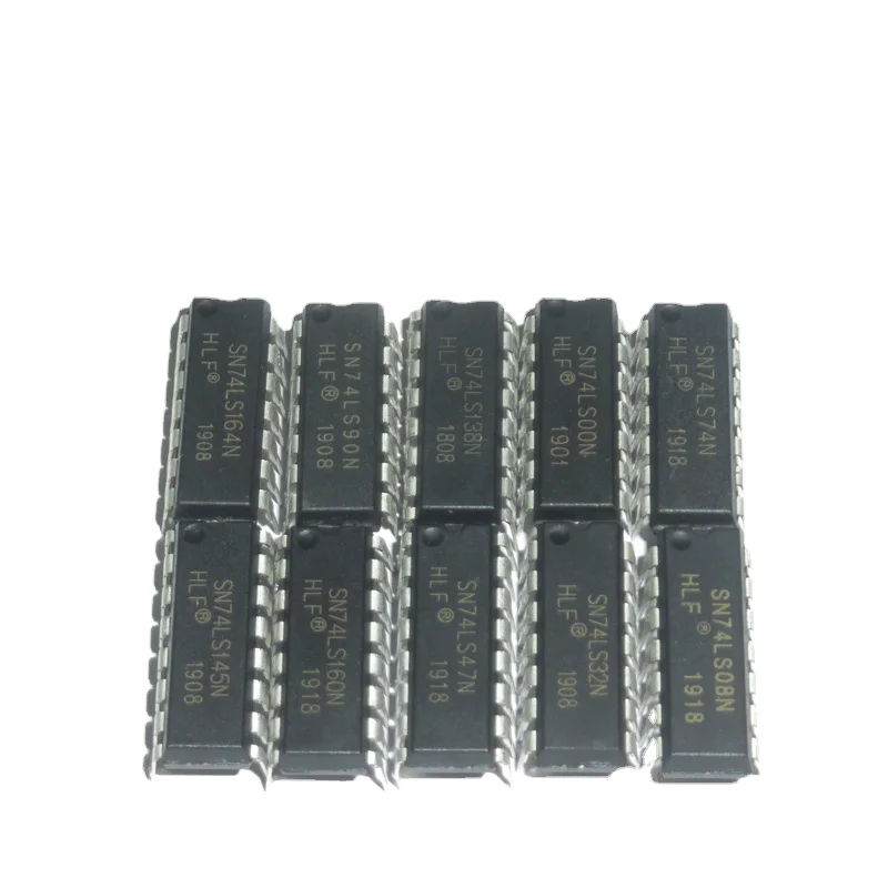 Интегрированный IC Logic IC Driver IC 74LS00 02 08 10 74LS14 20 32 47 74LS48 DIP интегральные схемы электронные компоненты