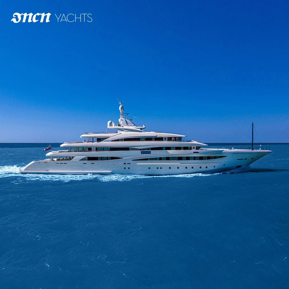 JNCN New Design Style Luxury White Aluminium Boat Cabin Boats Luxury Yacht 259ft Mega Super luxury  yacht