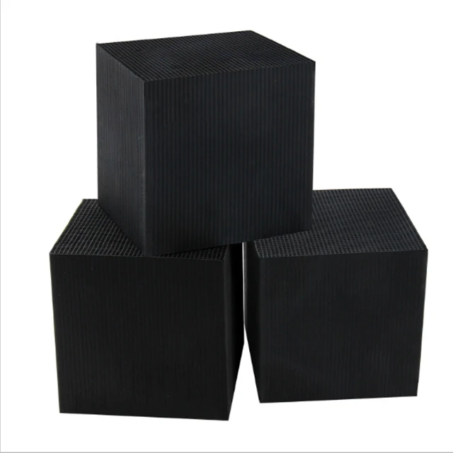 100*100*100mm square honeycomb activated carbon