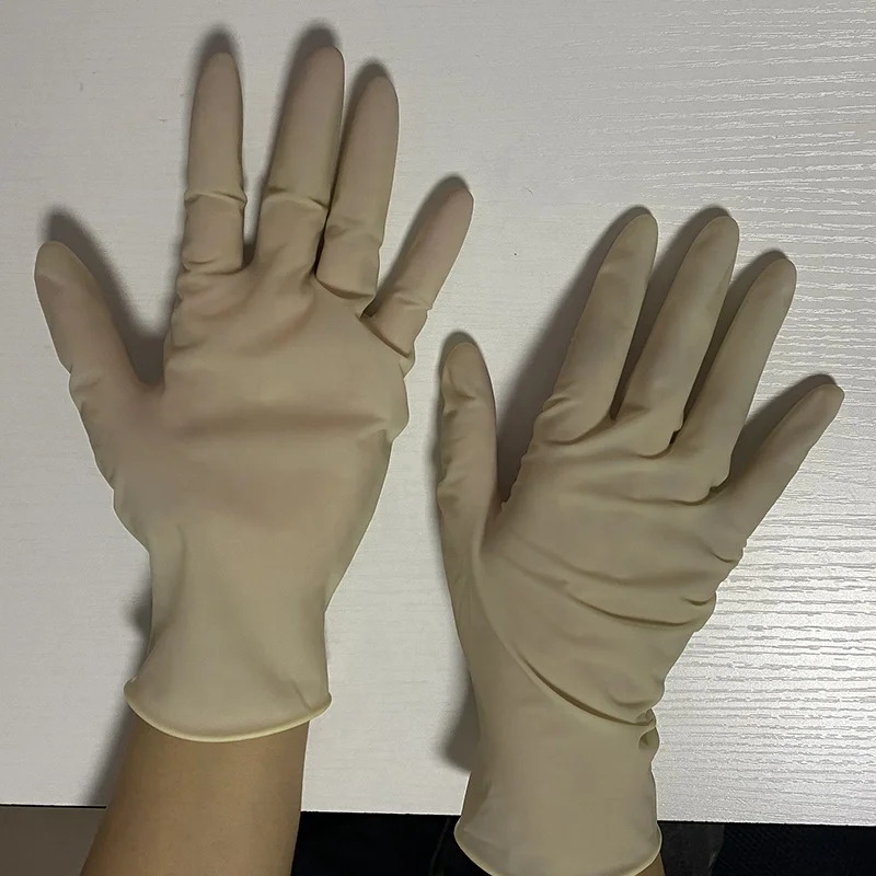 Malaysia Safety Gloves Disposable Latex Powder Free Examination Gloves