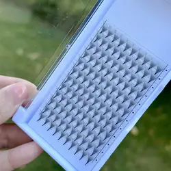 heat boned eyelash extension loose fans premade 6d 7d 8d volume fans superroots large tray 10d 0.05 pointy base Fan Eyelashes