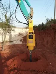 Tractor Hole Digger /Earth Auger  For Excavator Post Hole Digging