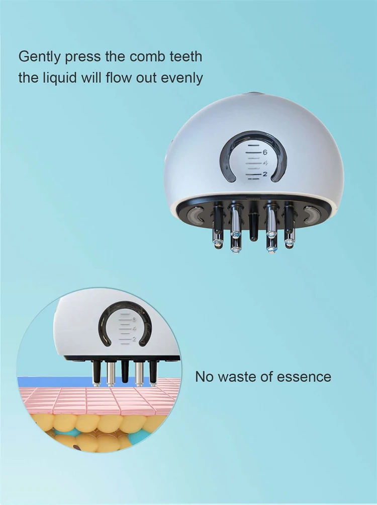 Scalp Brush Oil Hair Growth Root Comb Applicator Hair Oil Bottle Scalp Applicator Comb