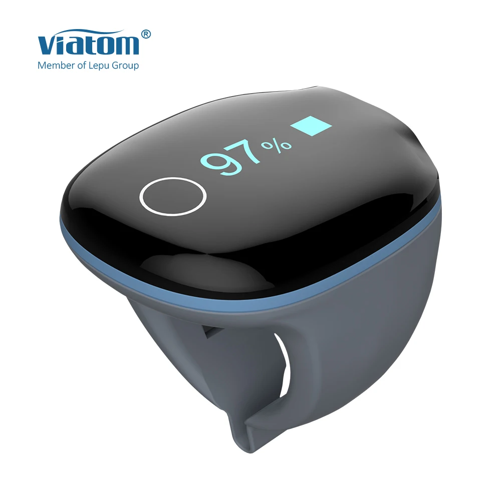 Wellue O2ring Bluetooth Portable Oximetro Digital Health Ring Blood Oxygen Monitor Vibration Reminder Finger Pulse Oximeters