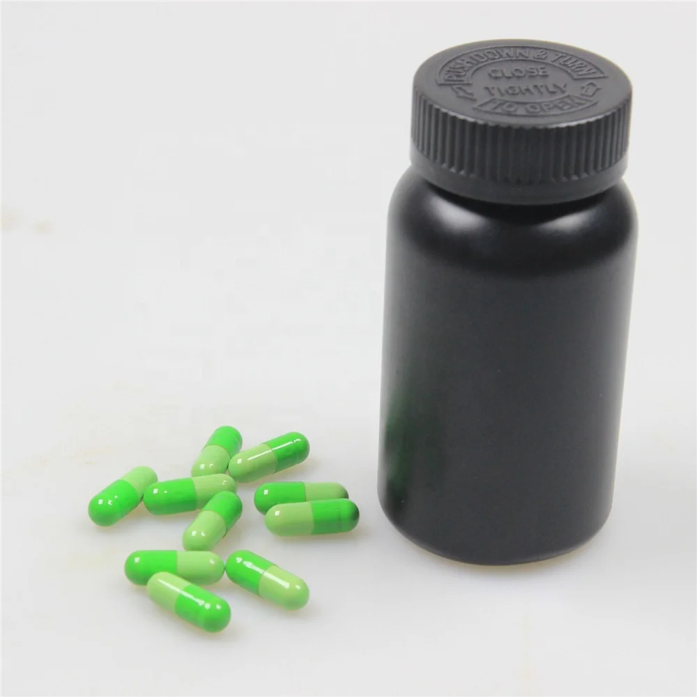 HDPE фармацевтическая бутылка белые пустые пластиковые бутылки для упаковки порошка витамина