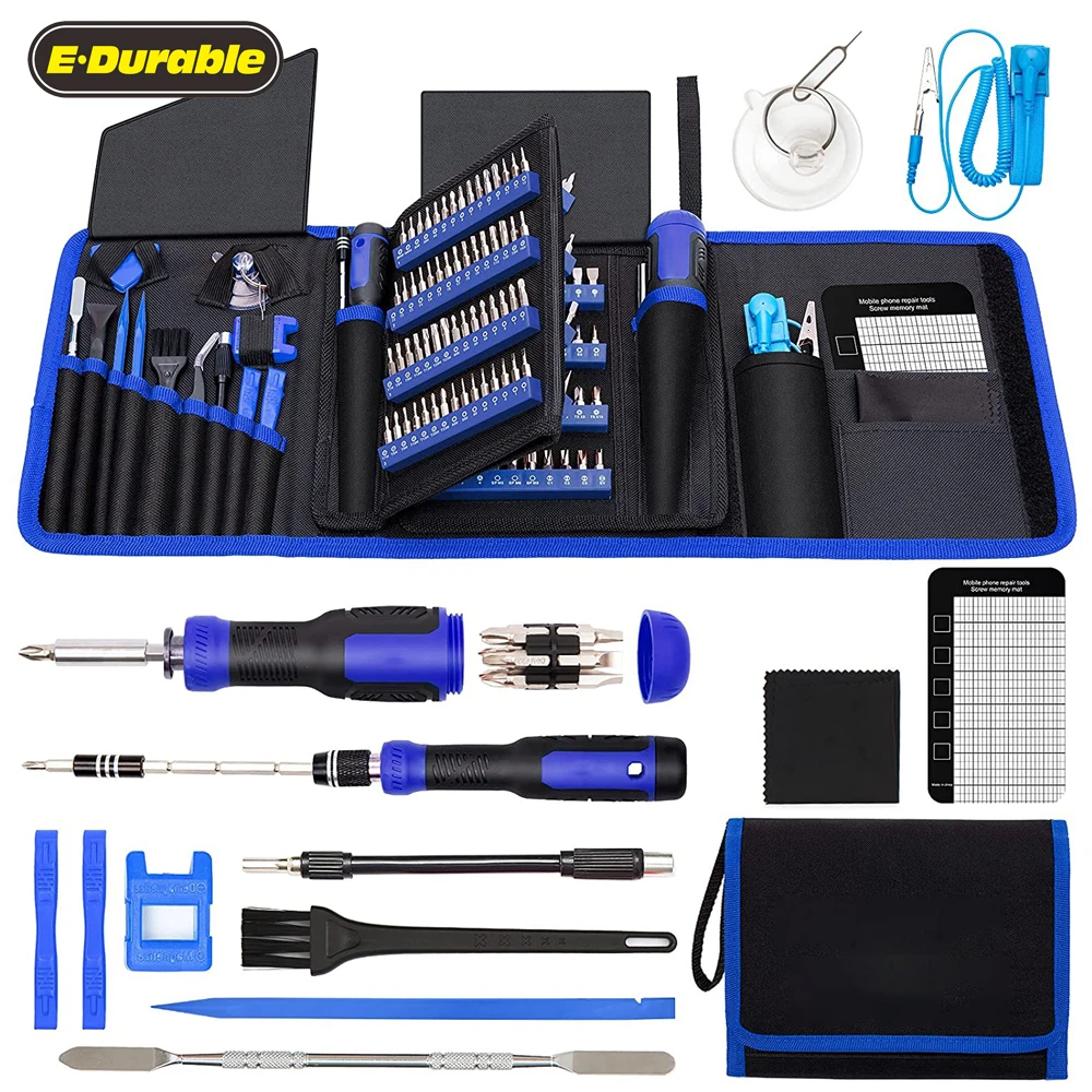Bset 190pcs screwdriver tools hard drive expert screwdriver set precision magnetic bits set