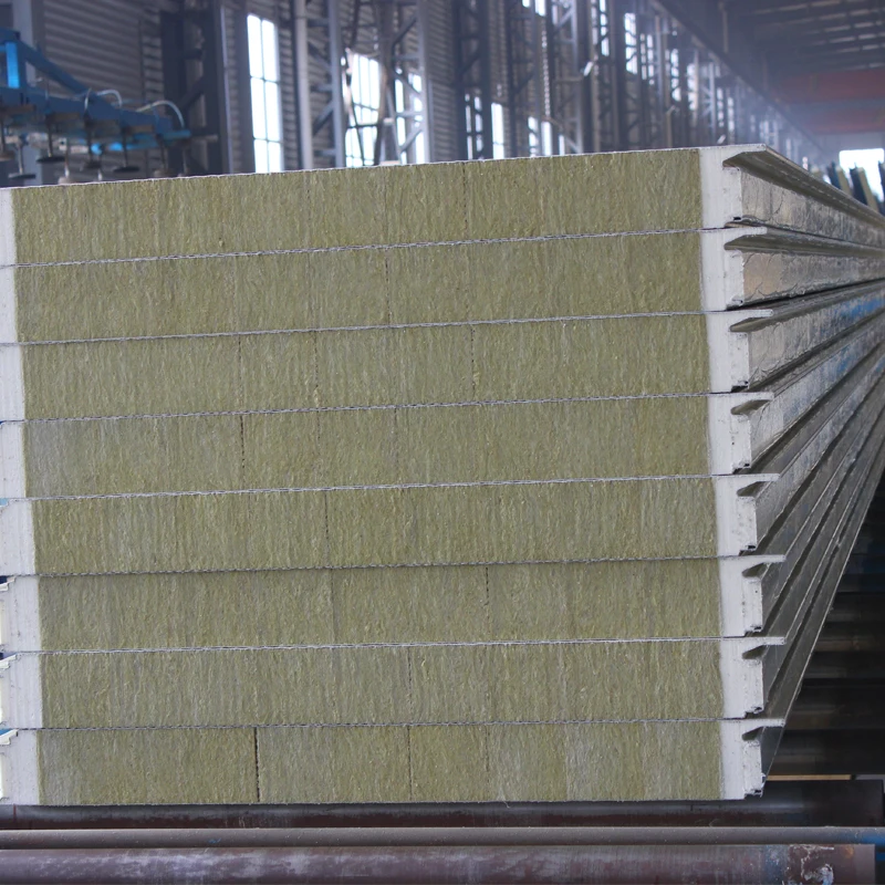 Влагонепроницаемая гофрированная алюминиевая цветная сэндвич-панель из минеральной ваты для внешней