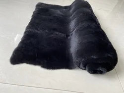 MWFur Fashion Chinchilla Design Real Fur Pelt Rex Rabbit Fur Plate For Coat Material