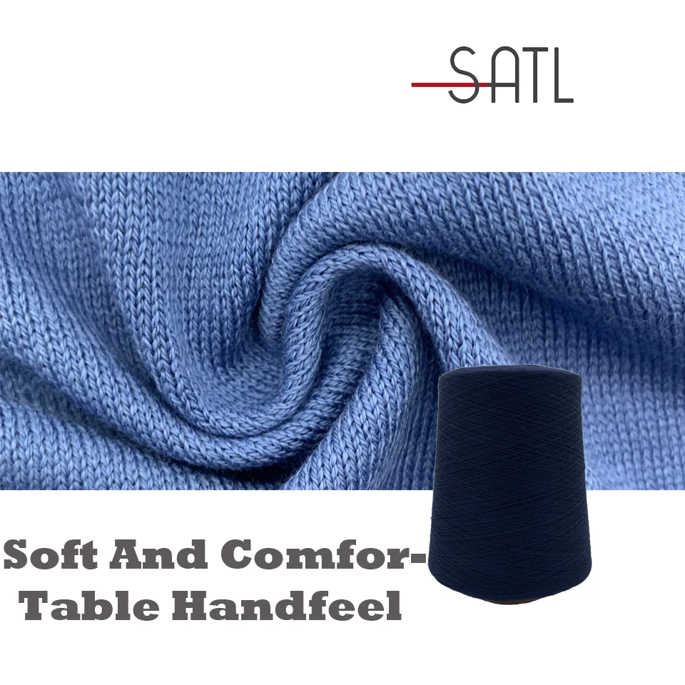 Оптовая продажа, 2/32 нм, 50% полиэстер, 35% вискоза, 15% нейлоновая полушерстяная трикотажная пряжа