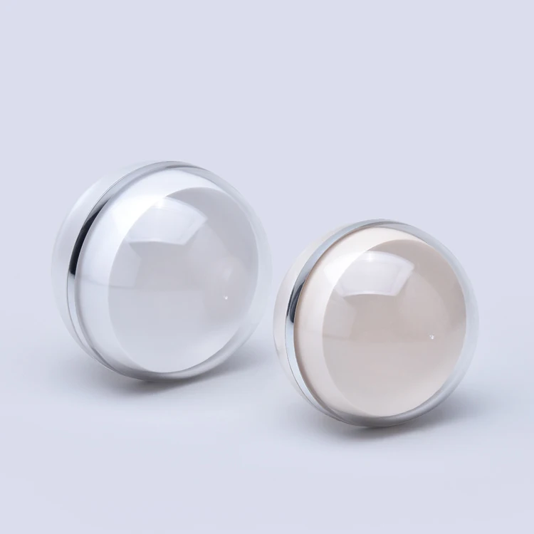 Luxury 15g 30g 50g acrylic cosmetic jar sets empty ball shape jars