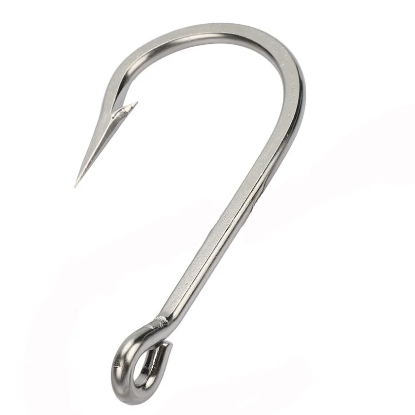 Factory Stainless Steel Ring Saltwater Catfish Sea Live Bait Big Game Southern And Tuna Fish Hooks