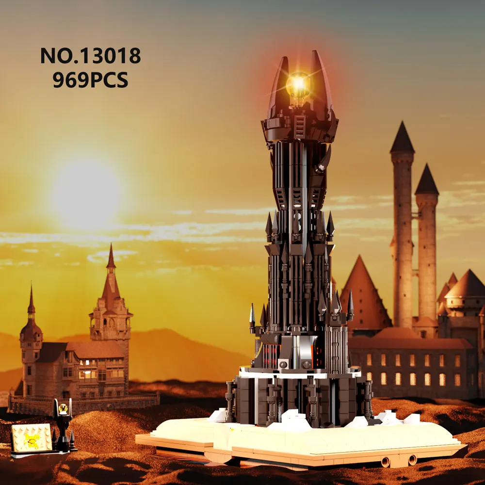 Блок MJI MOC 969 шт. конструктор «Волшебный замок» развивающие пластиковые сборные головоломки набор строительных блоков игрушечный 13018