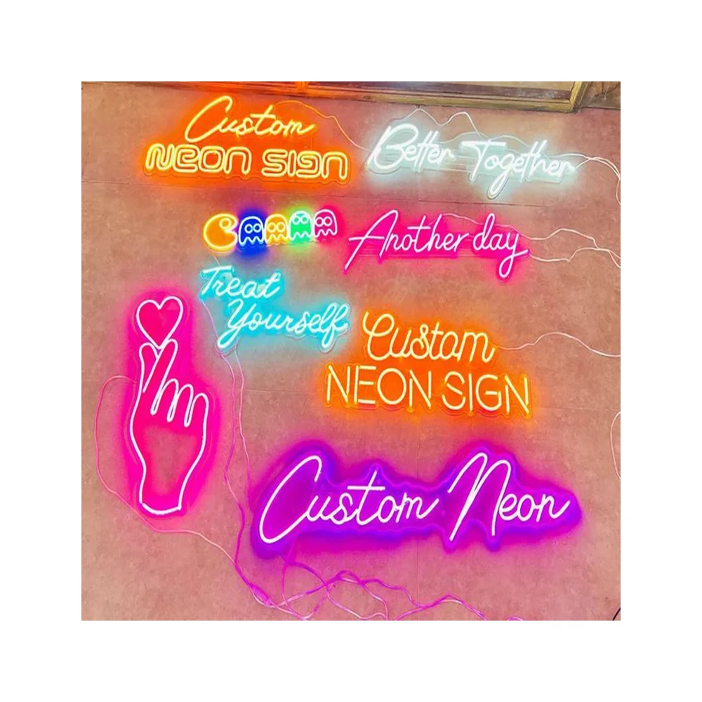 Winbo  Customized Neon Signs led neon light for advertising use flex happy birthday  neon