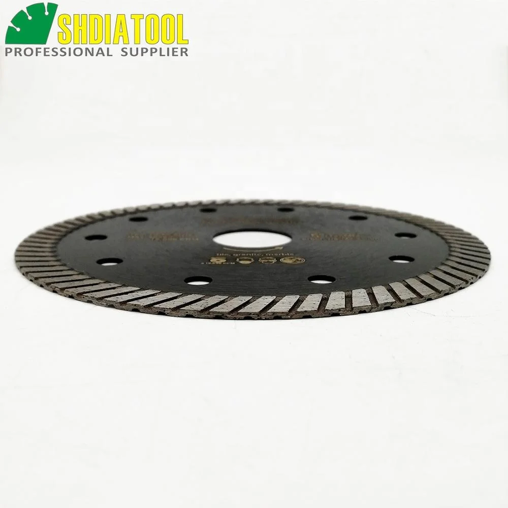 
diatool 125mm Hot pressed Ultra-thin Turbo Diamond Circular Saw Blade Cutting disc for Tile Porcelain Granite 
