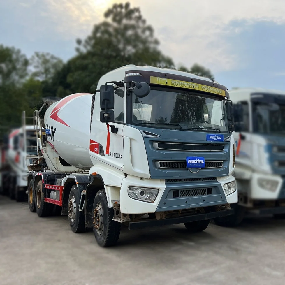 12 Cubic Meters 10cbm Concrete Mixer Truck Concrete Cement Mixing Machine Hydraulic Used SANYs Hino Engine