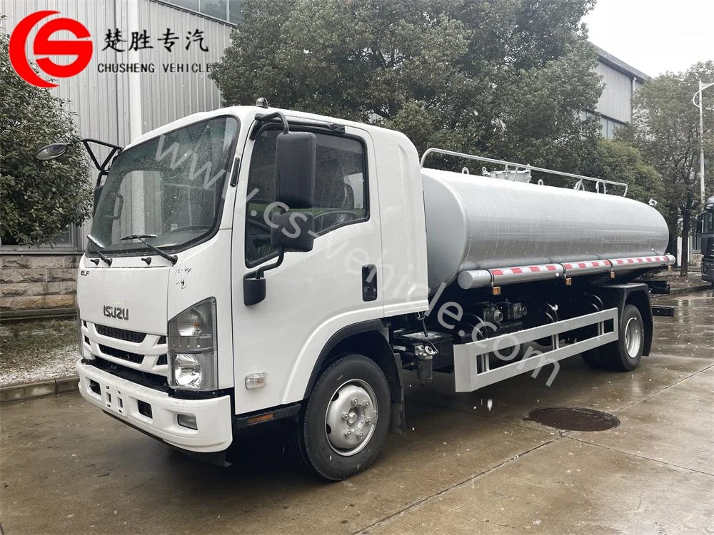 Isuzu New 10000L Water Tank Truck for Sales Drinking Water Transporting Stainless Steel Water Tanker Trucks