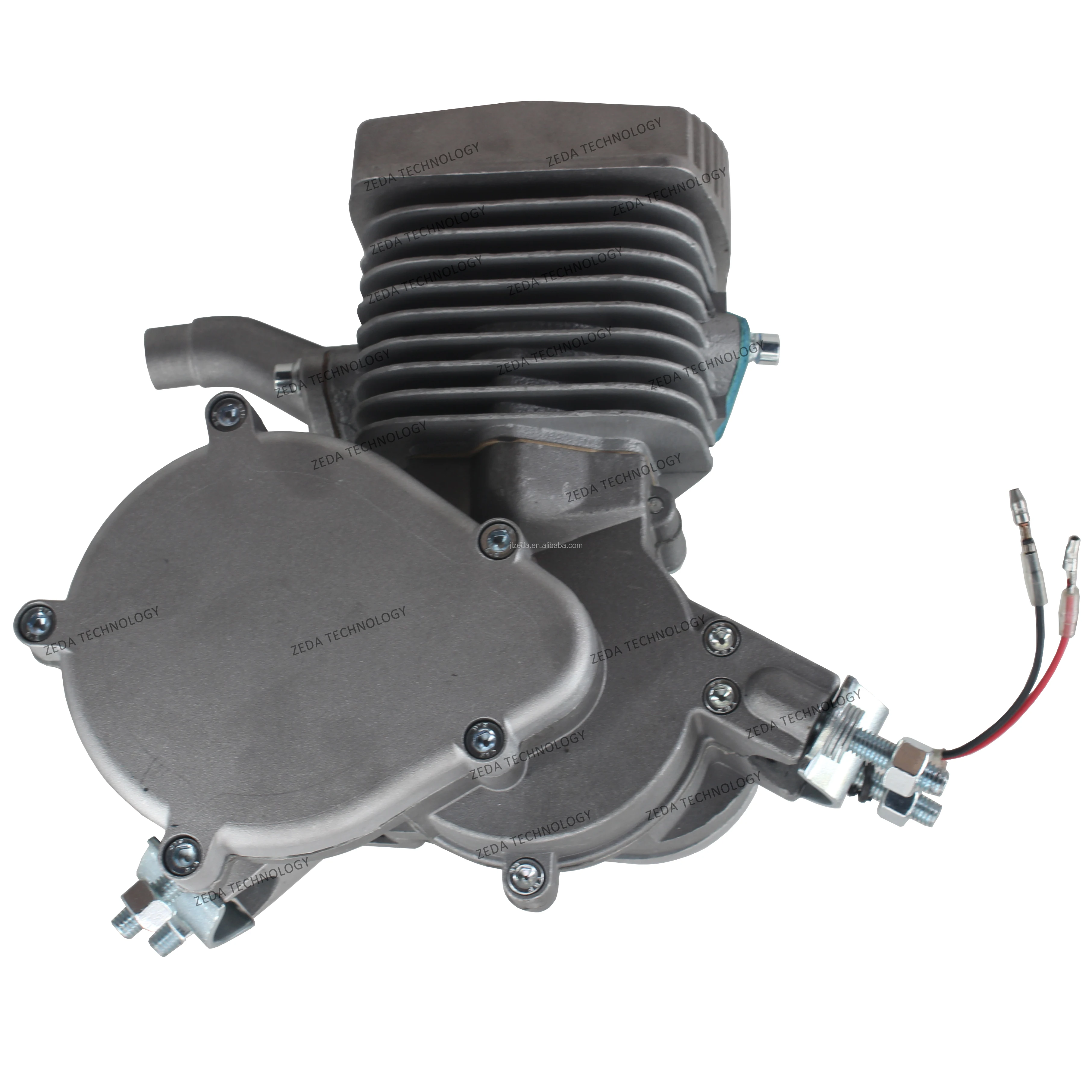 2 Tempos 80cc 100cc motorized bicycle engine unit black/silver engines