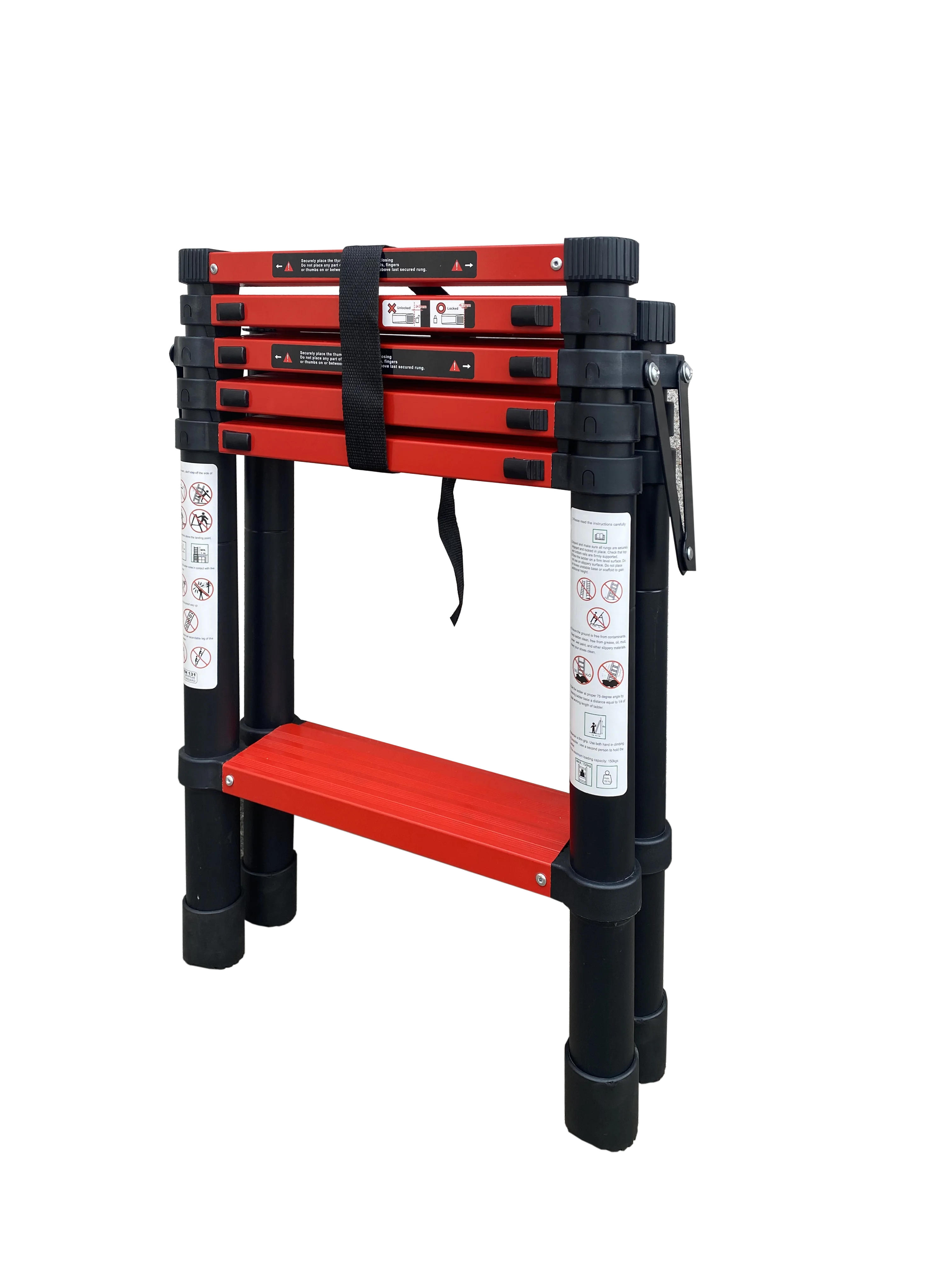 Color double joint telescopic wide step ladder high ceiling ladder other ladders scaffolding