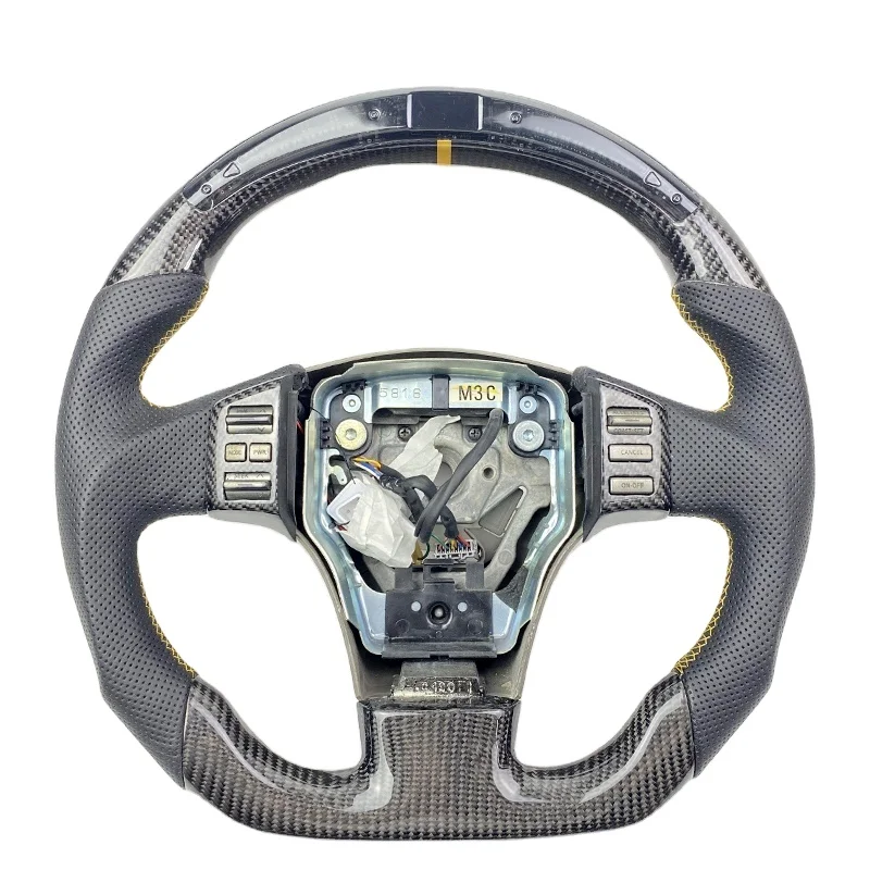 100% реальный светодиод об/мин руль из углеродного волокна подходит для Infinity G37 FX35 Nissan G35