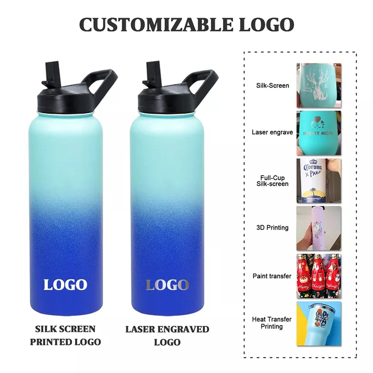 Thermo China Wholesale Reusable Promotional Metal Stainless Steel Vacuum Insulated Water Bottle