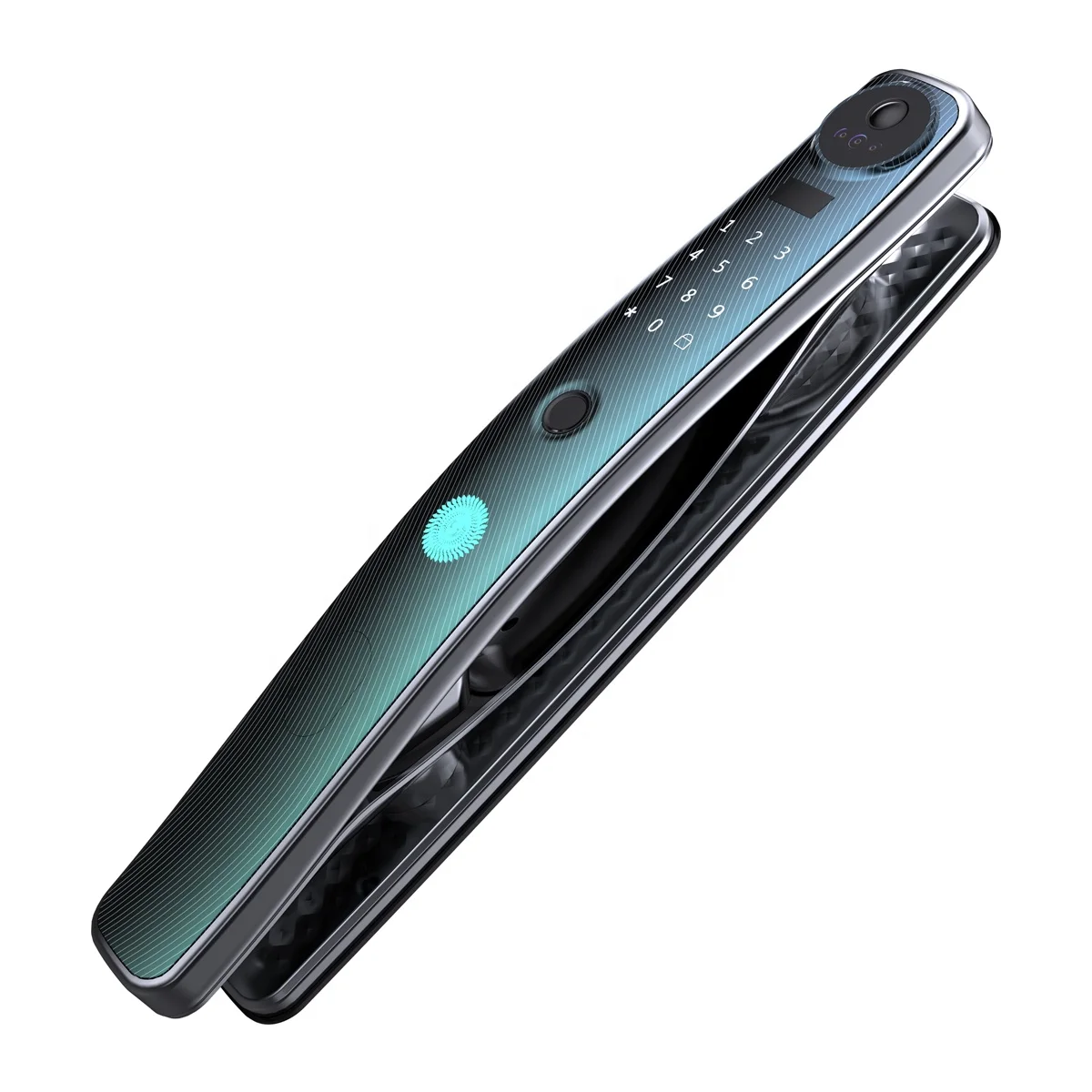  Face recognition camera digital wifi app remote control fingerprint password home smart door