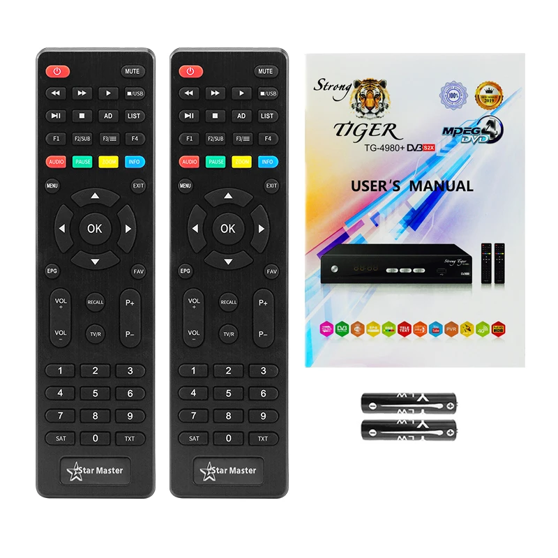 STRONG TIGER TG-4980+ New Top Design Super Max High Definition Digital satellite receiver DVB S2 with WIFI function hot sale