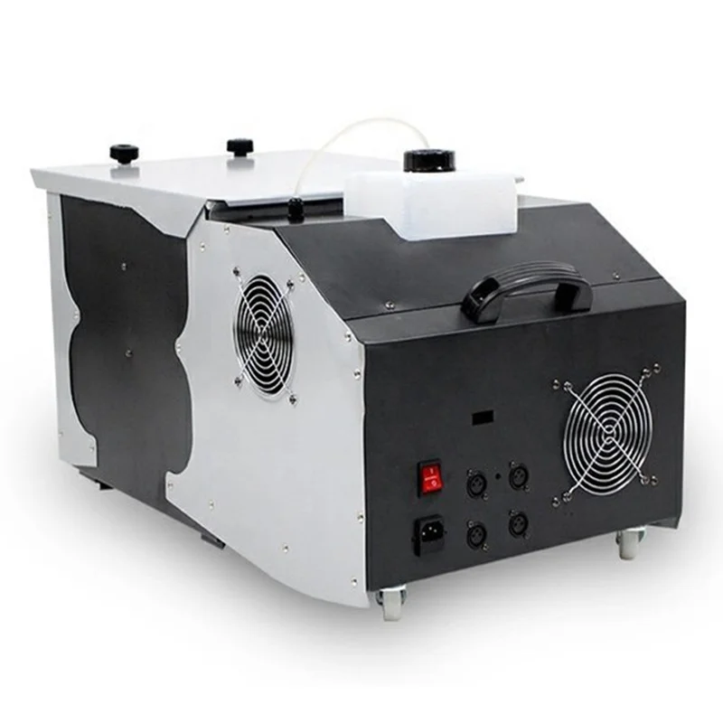 Mini DMX Floor Fog Smoke Machine 1500W  Low Lying Fog Machine Mini Stage Smog Machine