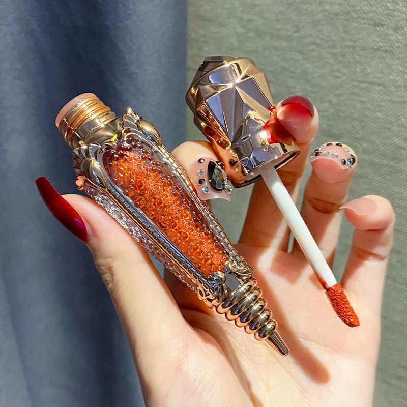 Waterproof Long Lasting private label lipstick case  Romantic Beauty Cosmetic Custom Matte Liquid Lipstick