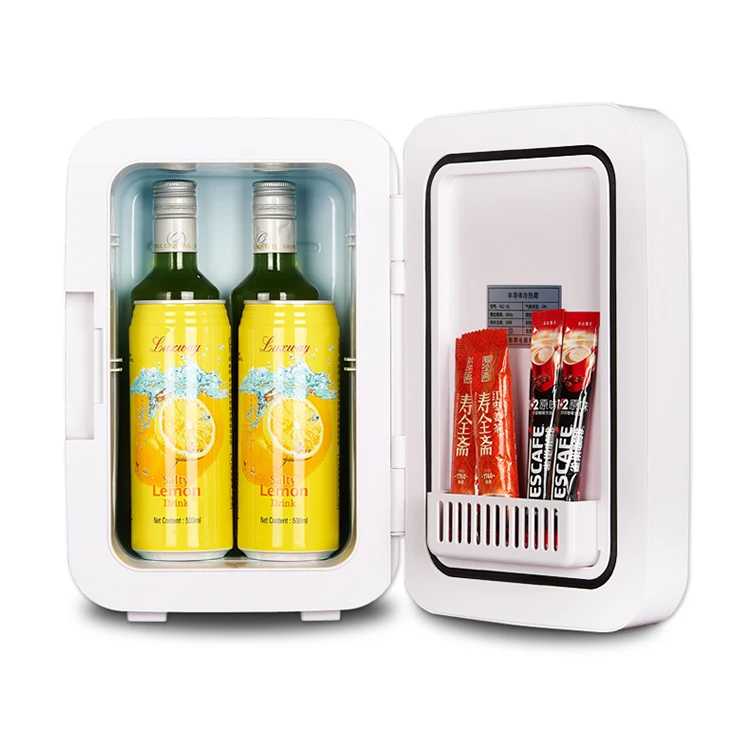 
Портативный мини-холодильник для напитков, 6 банок, 220 В, 8 литров 