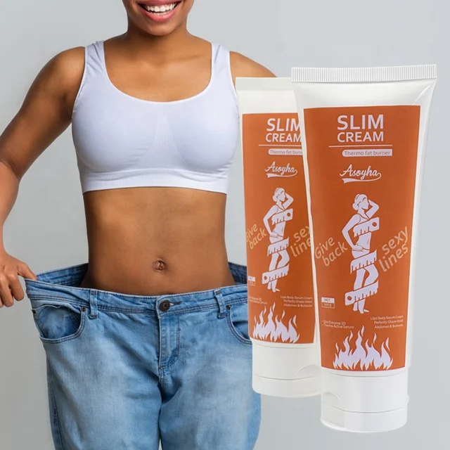Private Label Custom Logo Natural Organic Body Weight Loss Belly Fat Burner Shaping Cellulite Burning Sweat Hot Slimming Cream