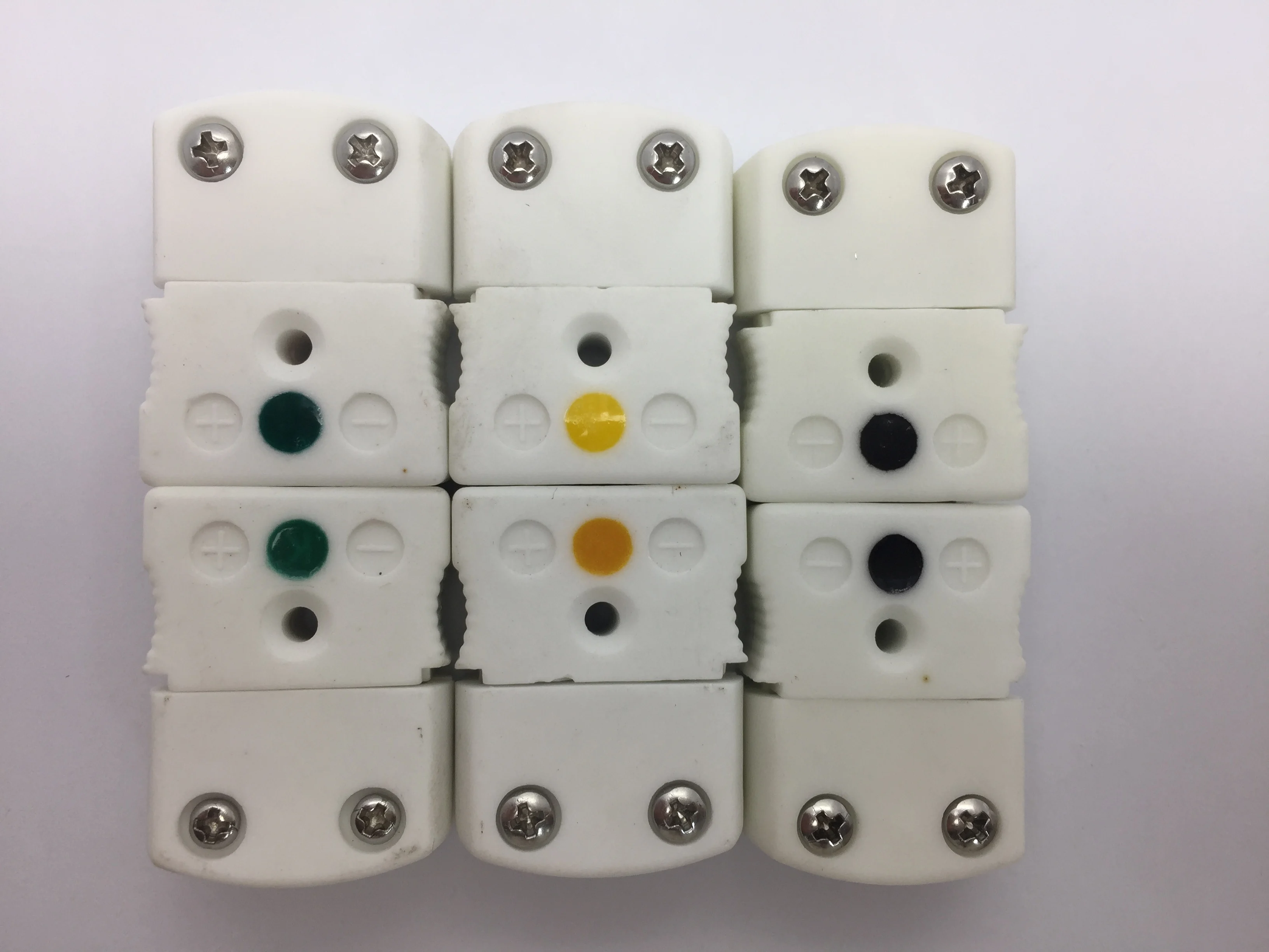 Round pins thermocouple plug socket connector Male and female plug socket connector