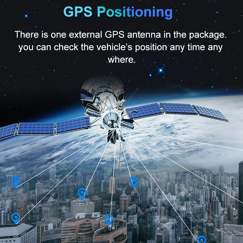 4G Dash Cam  With Dual Cameras Live Video GPS Tracking WiFi Remote Monitoring Car DVR Camera Recorder  APP Web