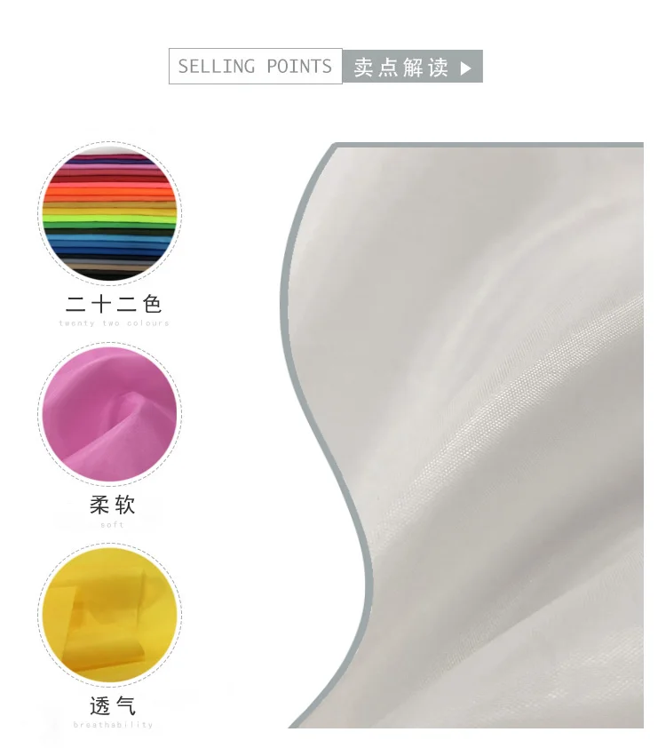 cheap 190T taffeta fabric for thin lining fabric