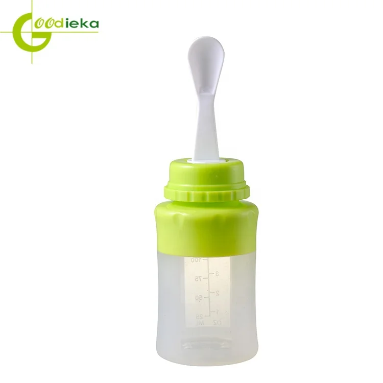 Standard Neck 100ml BPA Free Silicone Baby Feeding Bottle