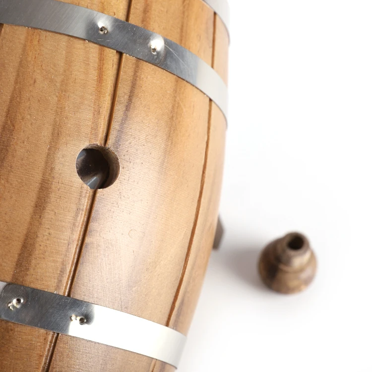 Morezhome 1L lightweight small aluminum foil inner bag Whiskey Barrel wooden wine racks