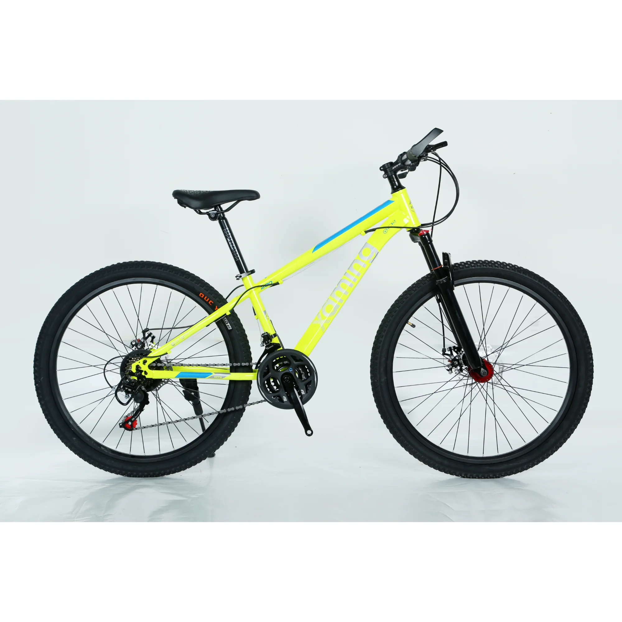 adult mountain bike 21 speed shock absorbing fork multicolor optional unisex universal sports bicycles