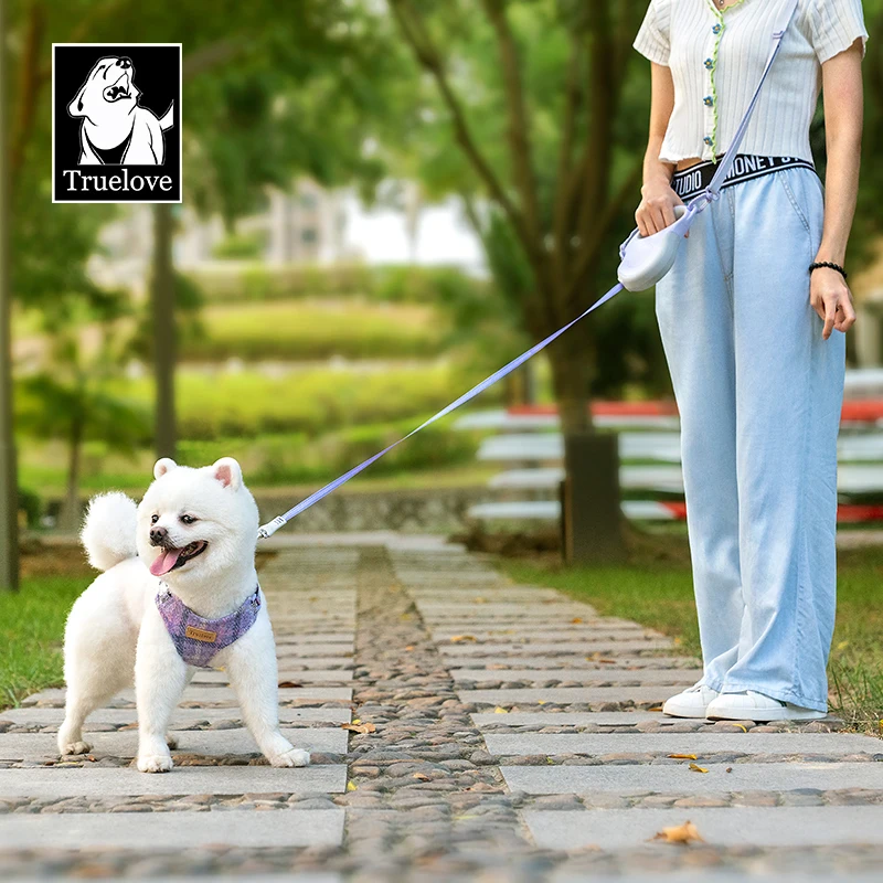 Truelove  Shoulder Strap for Hands-Free Leash 5M Reflective Retractable Dog Leash Dog Cat Leash