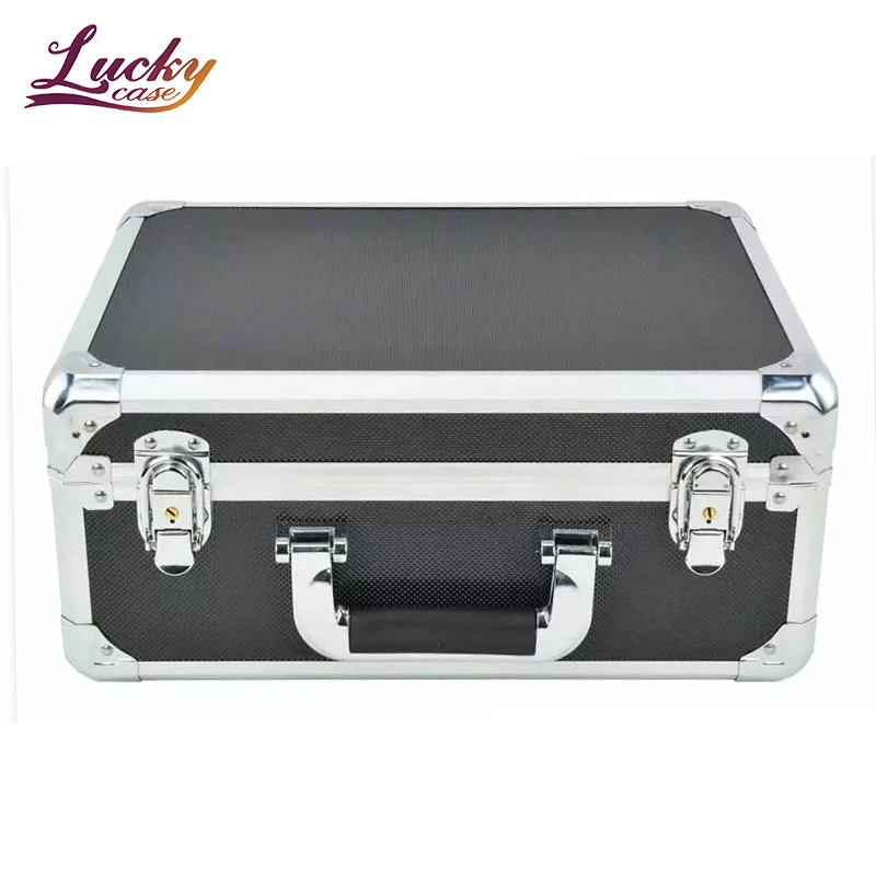 Professional Manufacturer Black Aluminum Tool Carrying Case Support Customize Size And Cutting-Foam case