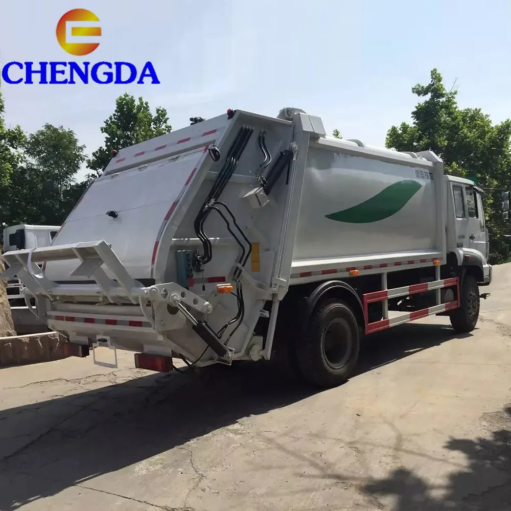 Used Howo Waste Management Garbage Transporting Trucks 15m3 Garbage Compactor Trucks