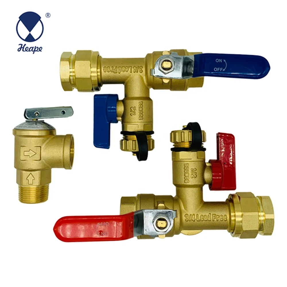 Электроизолятор CSA, 3/4 дюймов, безрезервуарный водонагреватель горячей и холодной воды, комплект сервисных клапанов