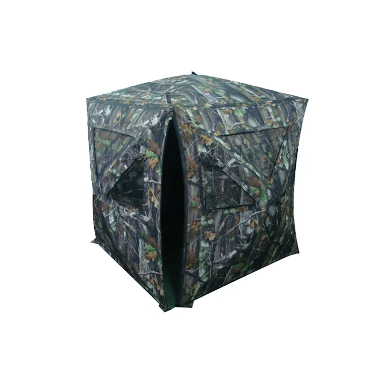 new style easy open weatherproof camouflage fiberglass portable deer hunting blinds