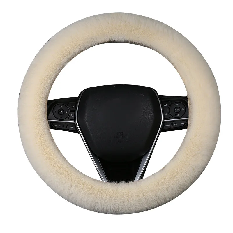 High Quality Universal Car Steering Wheel Winter fur Cover Set Car Accessories Steering Wheel Covers