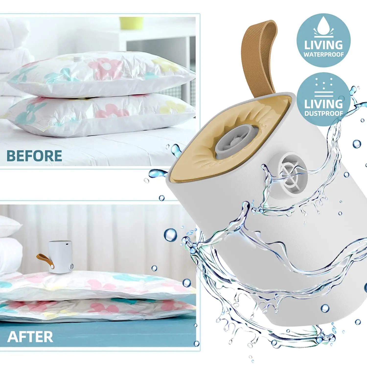 Electric Car Bicycle Motorbike Air Pump 12V 150PSI Rechargeable Tire Inflator Mini Wireless Compressor  Pump